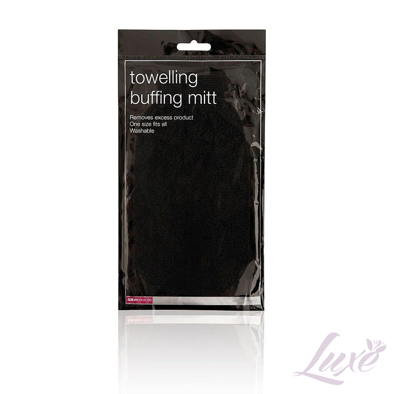 Salon Services Towelling Buffing Mitt